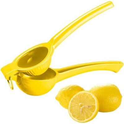 Presse-citron - Rosenstein & Sohne - Ø 7 cm - Métal - Résistant à lacidité - 1 pièce Jaune - Publicité Presse-citron - Rosenstein & Sohne - Ø 7 cm - Métal - Résistant à lacidité - 1 pièce Jaune - Publicité