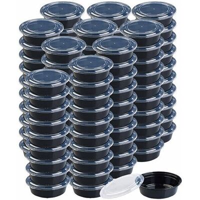 ROSENSTEIN & SÖHNE 100 boîtes de conservation rondes avec couvercles – 900 ml Bleu - Publicité ROSENSTEIN & SÖHNE 100 boîtes de conservation rondes avec couvercles – 900 ml Bleu - Publicité
