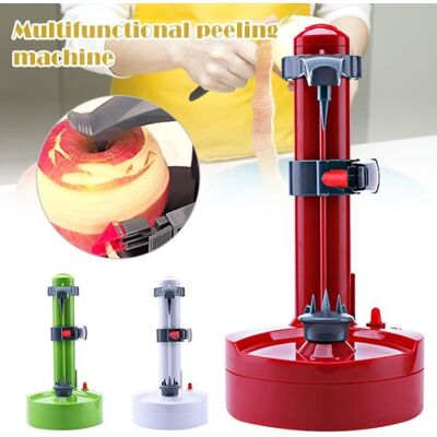 ROKOO Éplucheur Electrique avec Adaptateur Multifonction Cuisine Automatique Éplucheur pour Pommes de Terre Fruits et Légumes - VERT Vert - Publicité ROKOO Éplucheur Electrique avec Adaptateur Multifonction Cuisine Automatique Éplucheur pour Pommes de Terre Fruits et Légumes - VERT Vert - Publicité