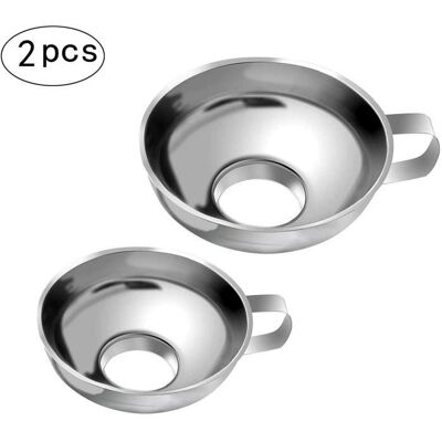 Entonnoir à confiture - DELAMAN - Inox - 2 pièces - Nettoyage facile - Sadapte à tous les récipients - Publicité Entonnoir à confiture - DELAMAN - Inox - 2 pièces - Nettoyage facile - Sadapte à tous les récipients - Publicité