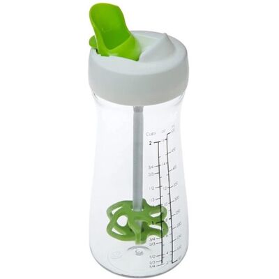 Shaker à vinaigrette 500 ml – Bouteille étanche avec graduations – Pour huile vinaigre et marinades – Sans BPA - Publicité Shaker à vinaigrette 500 ml – Bouteille étanche avec graduations – Pour huile vinaigre et marinades – Sans BPA - Publicité