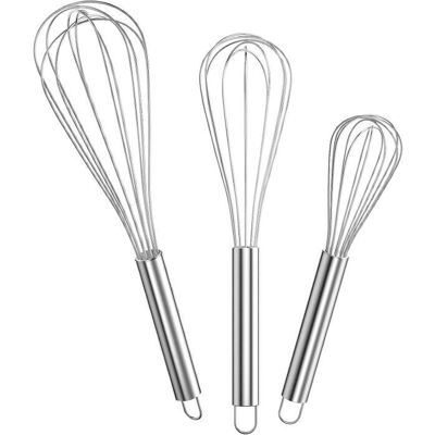 Fouet Manuel - Cuillère Magique - Inox Professionnel - 3 Pièces - 21cm 26cm 29cm Blanc - Publicité Fouet Manuel - Cuillère Magique - Inox Professionnel - 3 Pièces - 21cm 26cm 29cm Blanc - Publicité