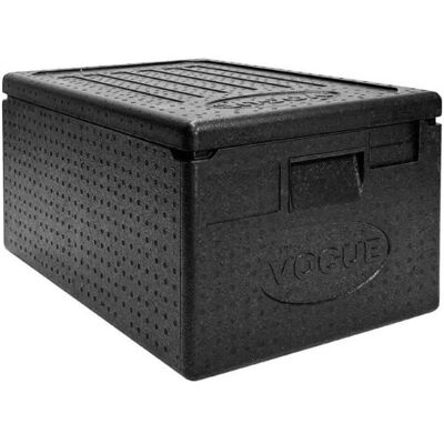 Olympia Conteneur isotherme 46 Litres EPP compatible GN 1/1 (P)200 mm Noir - Publicité Olympia Conteneur isotherme 46 Litres EPP compatible GN 1/1 (P)200 mm Noir - Publicité