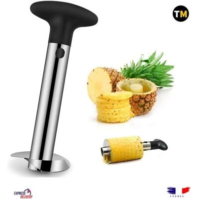 TIMERMART Coupe Ananas Découpe Ananas Trancheur dAnanas Eplucheur en Acier Inoxydable - Publicité TIMERMART Coupe Ananas Découpe Ananas Trancheur dAnanas Eplucheur en Acier Inoxydable - Publicité