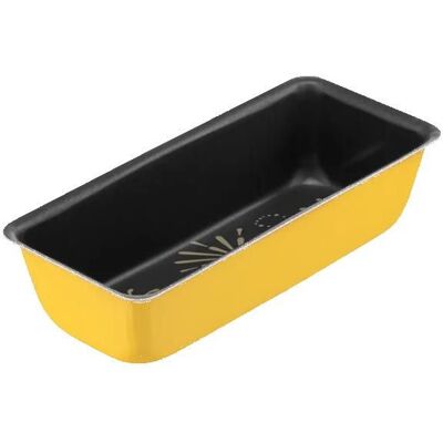 Tefal Chandeleur Moule à cake 26 cm Fabrication française J5817202 Jaune - Publicité Tefal Chandeleur Moule à cake 26 cm Fabrication française J5817202 Jaune - Publicité