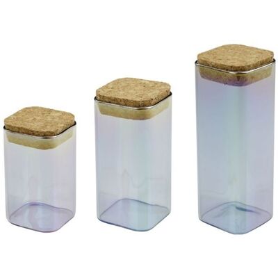 Tasty Green Ensemble de 3 Boîtes en Verre - 280/330/450ml - Publicité Tasty Green Ensemble de 3 Boîtes en Verre - 280/330/450ml - Publicité