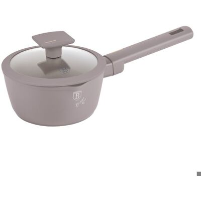 BERLINGERHAUS Casserole avec couvercle avec surface en titane 16 cm Taupe Collection BH-8088 Gris - Publicité BERLINGERHAUS Casserole avec couvercle avec surface en titane 16 cm Taupe Collection BH-8088 Gris - Publicité