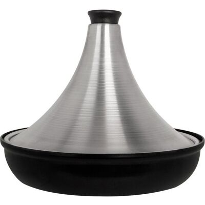 Tajine en aluminium - COSY & TRENDY - Tous feux dont induction - Ø 28 cm - Gris / Noir Gris - Publicité Tajine en aluminium - COSY & TRENDY - Tous feux dont induction - Ø 28 cm - Gris / Noir Gris - Publicité
