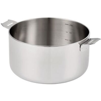 Casserole - BEKA - Evolution - Ø14cm - Avec poignée amovible (non fournie) - Capacité 1.1L - Hauteur 9.8cm Blanc - Publicité Casserole - BEKA - Evolution - Ø14cm - Avec poignée amovible (non fournie) - Capacité 1.1L - Hauteur 9.8cm Blanc - Publicité
