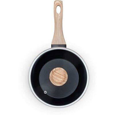 Casserole avec couvercle - PYREX - Cook & Care - 20 cm - Anti-adhérent - Induction - Sans PFAS Noir - Publicité Casserole avec couvercle - PYREX - Cook & Care - 20 cm - Anti-adhérent - Induction - Sans PFAS Noir - Publicité
