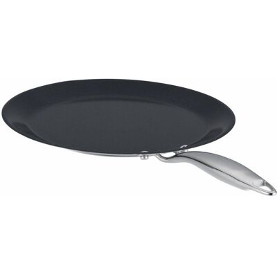 Crêpière grand chef - ARTHUR MARTIN - AM7248 - Ø28 cm - Inox 18/10 - Revêtement céramique - Tous feux dont induction Gris - Publicité Crêpière grand chef - ARTHUR MARTIN - AM7248 - Ø28 cm - Inox 18/10 - Revêtement céramique - Tous feux dont induction Gris - Publicité