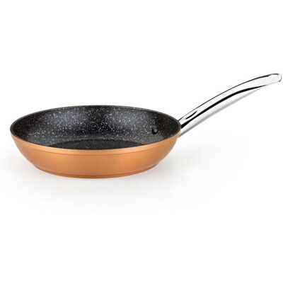 Poêle - Monix - 740022 - Cuivre - Ø 22 cm - Anti-adhésive - Compatible induction Orange - Publicité Poêle - Monix - 740022 - Cuivre - Ø 22 cm - Anti-adhésive - Compatible induction Orange - Publicité