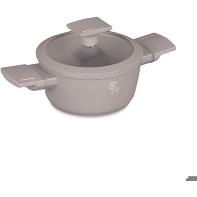 BERLINGERHAUS Casserole avec surface en titane et couvercle pour enfants 14 cm Collection Taupe BH-8286 Gris - Publicité BERLINGERHAUS Casserole avec surface en titane et couvercle pour enfants 14 cm Collection Taupe BH-8286 Gris - Publicité