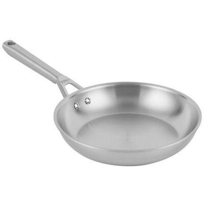 Poêle 28cm inox - Ninja EverClad - C90028EUI - 3 couches inox 18/10 - tous feux induction - four 300°C - Publicité Poêle 28cm inox - Ninja EverClad - C90028EUI - 3 couches inox 18/10 - tous feux induction - four 300°C - Publicité