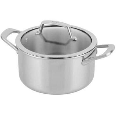 Marmite en inox - Ninja - EverClad C90422EUI - 22 cm avec couvercle - Tri-ply induction four 300°C - Garantie 10 ans - Publicité Marmite en inox - Ninja - EverClad C90422EUI - 22 cm avec couvercle - Tri-ply induction four 300°C - Garantie 10 ans - Publicité