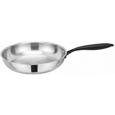 Poêle 24 cm acier inoxydable Triply Arthur Martin AM3516 Gris - Publicité Poêle 24 cm acier inoxydable Triply Arthur Martin AM3516 Gris - Publicité