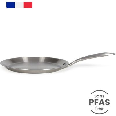 Crêpière inox 28 cm - LIVOO - MEP164 - Tous feux Gris - Publicité Crêpière inox 28 cm - LIVOO - MEP164 - Tous feux Gris - Publicité