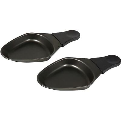 Tefal Gourmetpan - XA4001 - 2 pièces - Noir - Sets de poêles et raclette - Publicité Tefal Gourmetpan - XA4001 - 2 pièces - Noir - Sets de poêles et raclette - Publicité