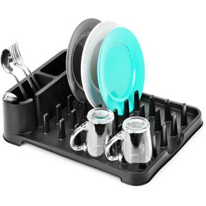 Égouttoir à Vaisselle - VILDE - Noir Mat - 41 x 325 x 11 cm - Pratique - Design Contemporain Noir - Publicité Égouttoir à Vaisselle - VILDE - Noir Mat - 41 x 325 x 11 cm - Pratique - Design Contemporain Noir - Publicité