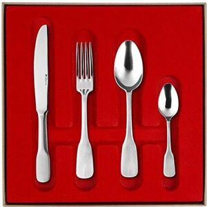 Guy Degrenne 206260 Vieux Paris Satine Coffret 24 Pièces de Cuillère Acier Inoxydable Bleu 285 x 285 x 65 cm - Publicité Guy Degrenne 206260 Vieux Paris Satine Coffret 24 Pièces de Cuillère Acier Inoxydable Bleu 285 x 285 x 65 cm - Publicité