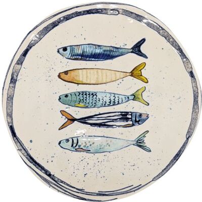 La Mediterránea - Iberica Peixe - Ø 20,2 x 2 cm - Assiettes - Publicité La Mediterránea - Iberica Peixe - Ø 20,2 x 2 cm - Assiettes - Publicité
