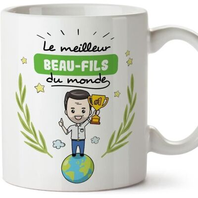 Mug - Mugffins - Famille Monde - 350 ml - Céramique - Compatible lave-vaisselle Blanc - Publicité Mug - Mugffins - Famille Monde - 350 ml - Céramique - Compatible lave-vaisselle Blanc - Publicité
