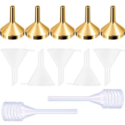 4 PCS Mini Entonnoir en Métal pour Remplissage avec Mini Pipett Petit Entonnoir Parfum pour Echantillon(Dia. 18mm) - Publicité 4 PCS Mini Entonnoir en Métal pour Remplissage avec Mini Pipett Petit Entonnoir Parfum pour Echantillon(Dia. 18mm) - Publicité
