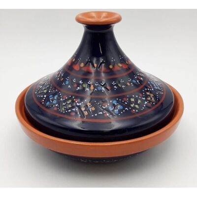 YODECO Tajine individuel évasé Marrakech Bleu nuit - D 22 cm Bleu - Publicité YODECO Tajine individuel évasé Marrakech Bleu nuit - D 22 cm Bleu - Publicité