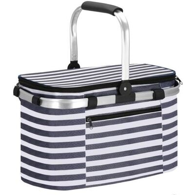 SPRINGOS® Sac isotherme 28 litres en papier aluminium Panier pique-nique Sac à provisions isolé Sac à boissons Sac pliable Blanc - Publicité SPRINGOS® Sac isotherme 28 litres en papier aluminium Panier pique-nique Sac à provisions isolé Sac à boissons Sac pliable Blanc - Publicité