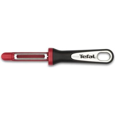 TEFAL Eplucheur à peaux souples K2074014 noir et rouge Noir - Publicité TEFAL Eplucheur à peaux souples K2074014 noir et rouge Noir - Publicité
