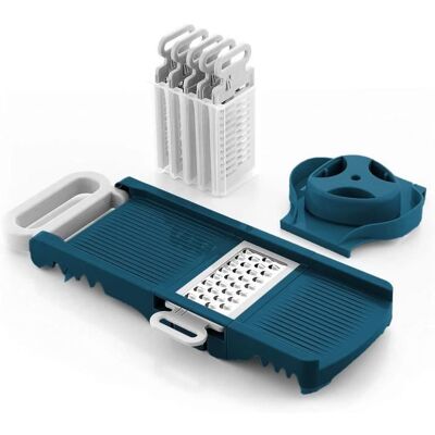 Mandoline pliable - ARTHUR MARTIN - AMM530 - 6 en 1 - 3 Lames de râpes et 3 lames de coupes légumes - Acier inoxydable - Publicité Mandoline pliable - ARTHUR MARTIN - AMM530 - 6 en 1 - 3 Lames de râpes et 3 lames de coupes légumes - Acier inoxydable - Publicité