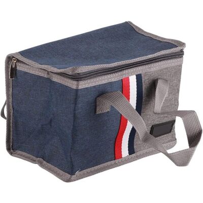 Glacières - PROMO LINGE - Polyester - 33x17x35cm - Bleu/Gris Bleu - Publicité Glacières - PROMO LINGE - Polyester - 33x17x35cm - Bleu/Gris Bleu - Publicité