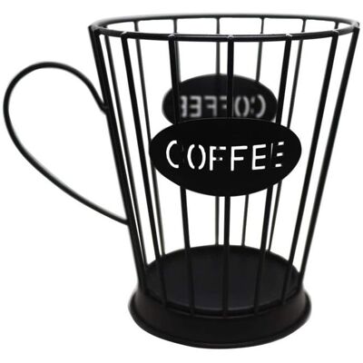 SODIAL Support de Dosettes de Café Panier de Rangement de Capsules de Café Supports de Rangement de Comptoir de Cuisine pour Capsules Noir - Publicité SODIAL Support de Dosettes de Café Panier de Rangement de Capsules de Café Supports de Rangement de Comptoir de Cuisine pour Capsules Noir - Publicité