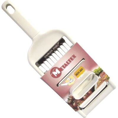 Metaltex Coupe tomate Tomato en inox Blanc - Publicité Metaltex Coupe tomate Tomato en inox Blanc - Publicité