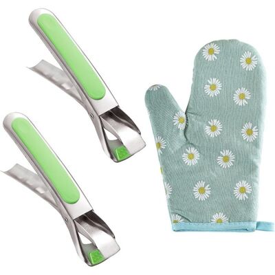 NOBRAND Pince pour Air Fryer 2 Pinces en Acier Inoxydable + Gants Anti-Brûlure Poignée Ergonomique pour Bols Plats Platines - Publicité NOBRAND Pince pour Air Fryer 2 Pinces en Acier Inoxydable + Gants Anti-Brûlure Poignée Ergonomique pour Bols Plats Platines - Publicité