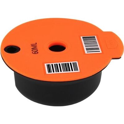 Capsule réutilisable pour Bosch Tassimo - UNBRANDED - Filtre en acier inoxydable - 60 ml Orange - Publicité Capsule réutilisable pour Bosch Tassimo - UNBRANDED - Filtre en acier inoxydable - 60 ml Orange - Publicité