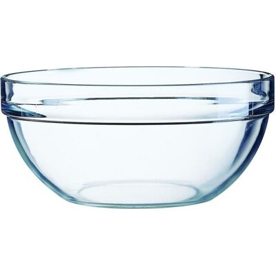 VISIODIRECT Lot de 6 saladiers empliables en verre trempé 625cl - 140 x 64 mm - Publicité VISIODIRECT Lot de 6 saladiers empliables en verre trempé 625cl - 140 x 64 mm - Publicité