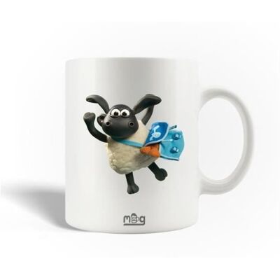Mug en céramique Shaun le mouton Timmy - 30cl - Compatible lave-vaisselle - Publicité Mug en céramique Shaun le mouton Timmy - 30cl - Compatible lave-vaisselle - Publicité