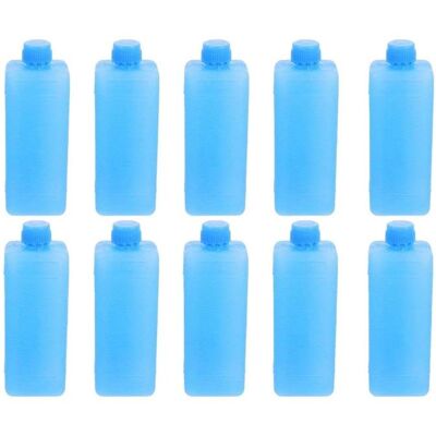 SODIAL Lot de 10 Blocs de Glace Portables pour Climatiseur Blocs de Refroidissement Réutilisables pour le Stockage des Aliment Bleu - Publicité SODIAL Lot de 10 Blocs de Glace Portables pour Climatiseur Blocs de Refroidissement Réutilisables pour le Stockage des Aliment Bleu - Publicité