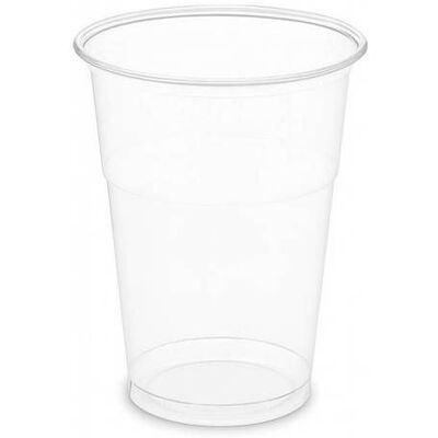 Lot de 50 Verres Gobelets Shaker 25-30cl Transparent PET Réutilisables - Smoothie Jus Milk Shake - D-Work Blanc - Publicité Lot de 50 Verres Gobelets Shaker 25-30cl Transparent PET Réutilisables - Smoothie Jus Milk Shake - D-Work Blanc - Publicité