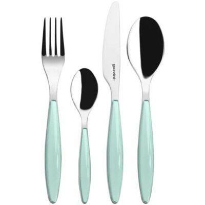 GUZZINI - Feeling - Aigue-marine - 24 pièces - Cutlery - Publicité GUZZINI - Feeling - Aigue-marine - 24 pièces - Cutlery - Publicité