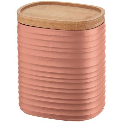 Boite de conservation Tierra Terracotta avec couvercle bois 1L - GUZZINI - Publicité Boite de conservation Tierra Terracotta avec couvercle bois 1L - GUZZINI - Publicité