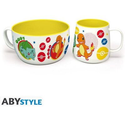 ABYSSE Set Petit Dejeuner Mug Bol Pokemon Pikachu - Publicité ABYSSE Set Petit Dejeuner Mug Bol Pokemon Pikachu - Publicité