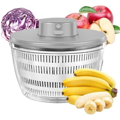 Essoreuse Salade - Automatique - 4000ML - Multifonction - Facile à nettoyer - Durable - Publicité Essoreuse Salade - Automatique - 4000ML - Multifonction - Facile à nettoyer - Durable - Publicité