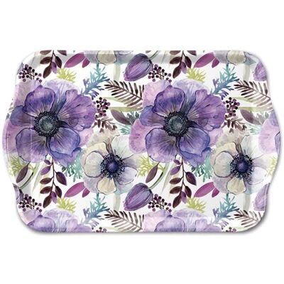 Mini plateau motif floral rêve pourpre 205 x 13 Violet - Publicité Mini plateau motif floral rêve pourpre 205 x 13 Violet - Publicité