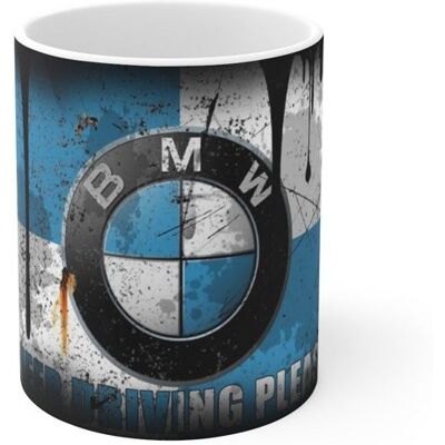 Mug BMW - Tasse en céramique Blanc - Publicité Mug BMW - Tasse en céramique Blanc - Publicité