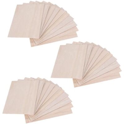 Plaques de Bois de Balsa - 150x100x2mm pour Modèle de Maison Navire DIY - Publicité Plaques de Bois de Balsa - 150x100x2mm pour Modèle de Maison Navire DIY - Publicité