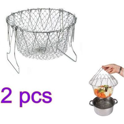 ONEVER - Panier à salade - Acier inoxydable - Passoire - Publicité ONEVER - Panier à salade - Acier inoxydable - Passoire - Publicité