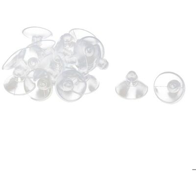 Ventouse pour verre SOURCING MAP 20pcs Anti-collision Transparente Caoutchouc pour Verre Bureau Maison Suspension Ventouse 18mm Dia Blanc - Publicité Ventouse pour verre SOURCING MAP 20pcs Anti-collision Transparente Caoutchouc pour Verre Bureau Maison Suspension Ventouse 18mm Dia Blanc - Publicité