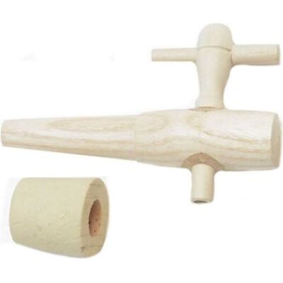 Robinet vinaigrier - BG - 9.7 x 1.7 cm - Bouchon en bois liège - Normes CE Beige - Publicité Robinet vinaigrier - BG - 9.7 x 1.7 cm - Bouchon en bois liège - Normes CE Beige - Publicité